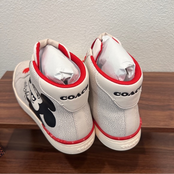 coach Disney Mickey Mouse X Keith Haring Clip High Top Sneaker c7054 - Picture 6 of 6